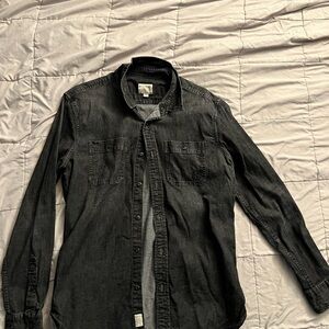 Men’s American Eagle Black Denim Shirt